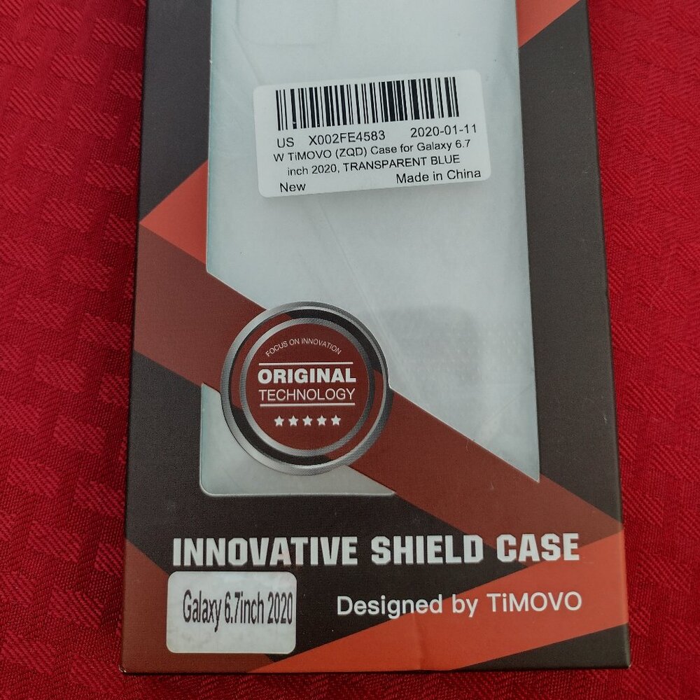 Clear and Light Blue Timovo Protective Phone Case for Samsung G